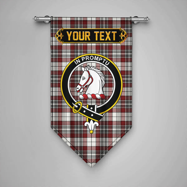 Scottish Dunbar Plaid Clan Crest Tartan Gonfalon Custom Personalized Tartan Plaid