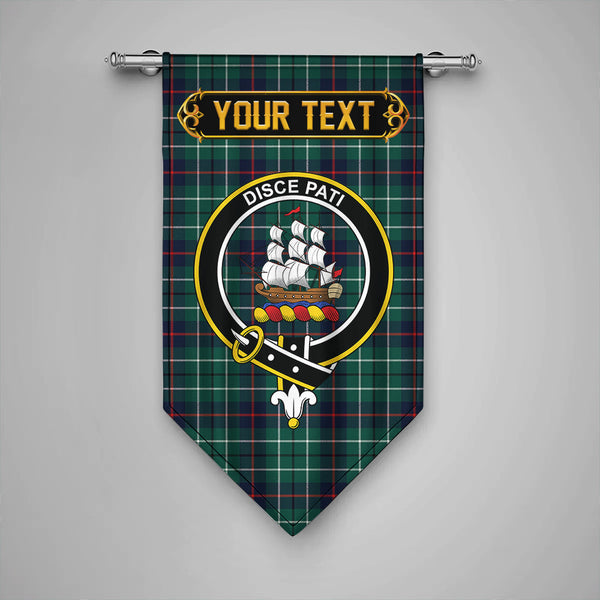 Scottish Duncan Modern Clan Crest Tartan Gonfalon Custom Personalized Tartan Plaid