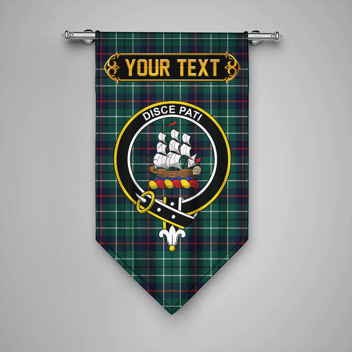 Scottish Duncan Modern Clan Crest Tartan Gonfalon Custom Personalized Tartan Plaid