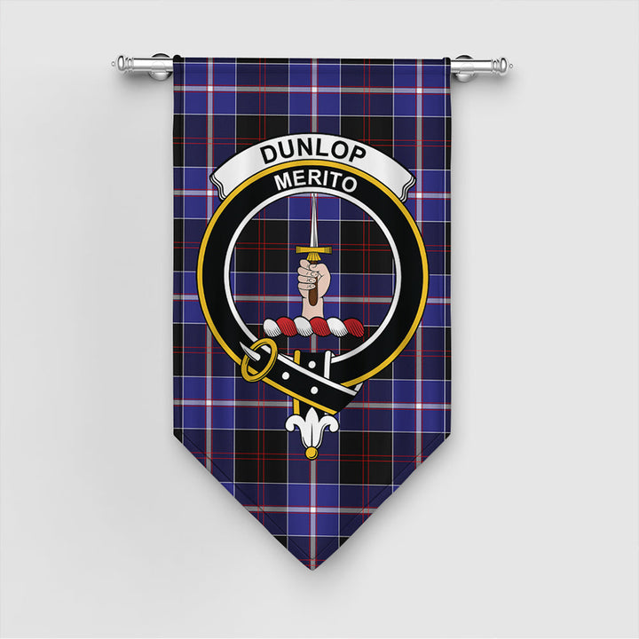 Scottish Dunlop Modern Clan Tartan Gonfalon Tartan Plaid