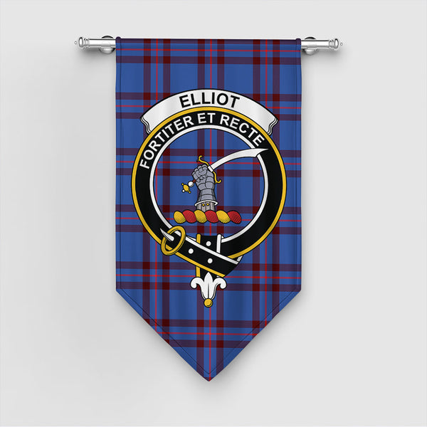 Scottish Elliot Modern Clan Tartan Gonfalon Tartan Plaid