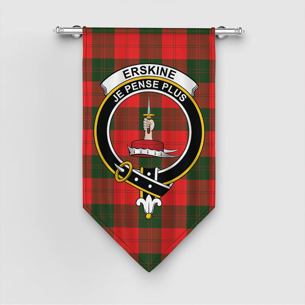 Scottish Erskine Modern Clan Tartan Gonfalon Tartan Plaid