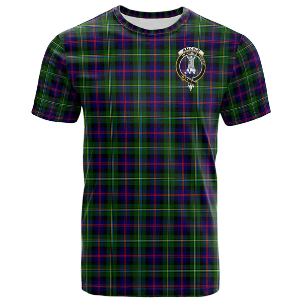 Scottish Malcolm (or MacCallum) Clan Crest Tartan T-Shirt