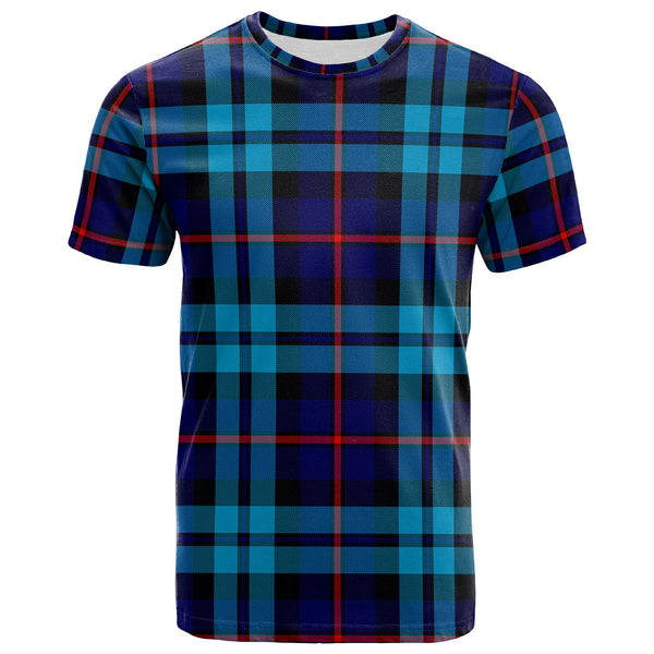 Scottish McCorquodale Clan Tartan T-Shirt Front Side Tartan Plaid