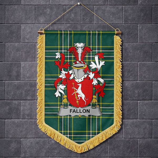 Irish Family Crest Wall Hanging Banners - Surnames Beginning With F ...