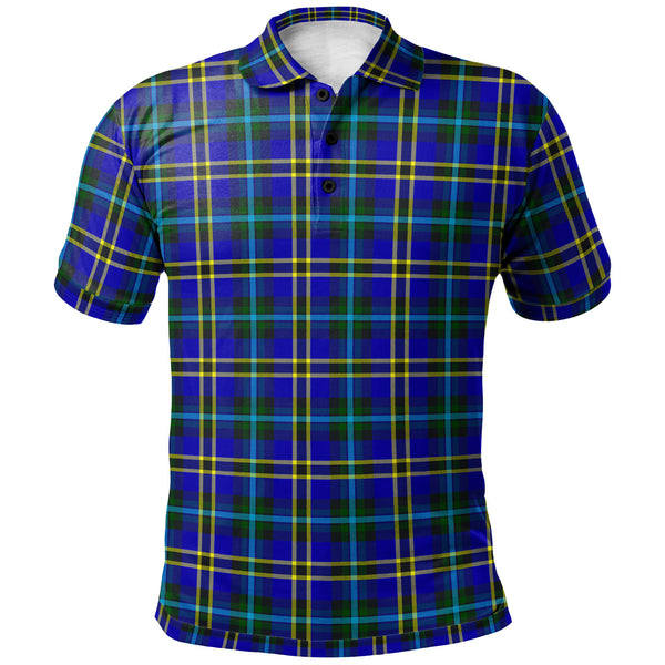 Scottish Weir Modern Clan Tartan Polo Shirt Front Side Tartan Plaid