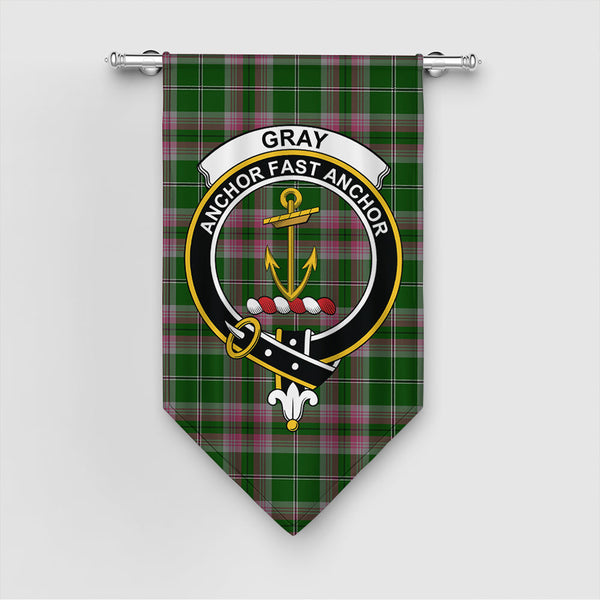 Scottish Gray Clan Tartan Gonfalon Tartan Plaid