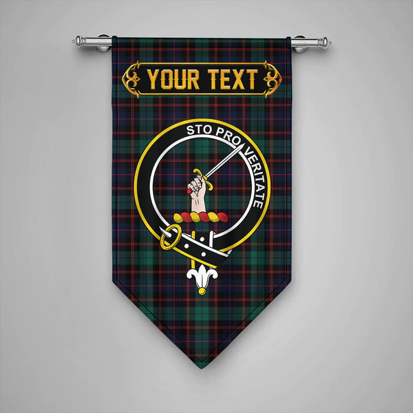 Scottish Guthrie Modern Clan Crest Tartan Gonfalon Custom Personalized Tartan Plaid