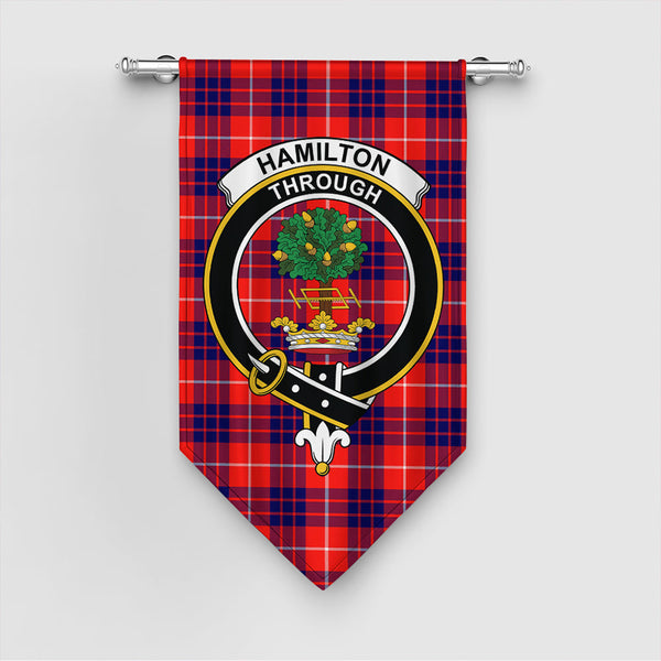 Scottish Hamilton Modern Clan Tartan Gonfalon Tartan Plaid