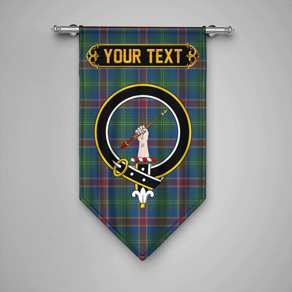 Scottish Hart Modern Clan Crest Tartan Gonfalon Custom Personalized Tartan Plaid