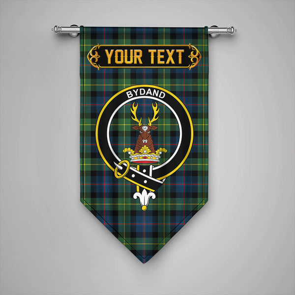 Scottish Huntly Gordon Gathering 2000 Modern Clan Crest Tartan Gonfalon Custom Personalized Tartan Plaid