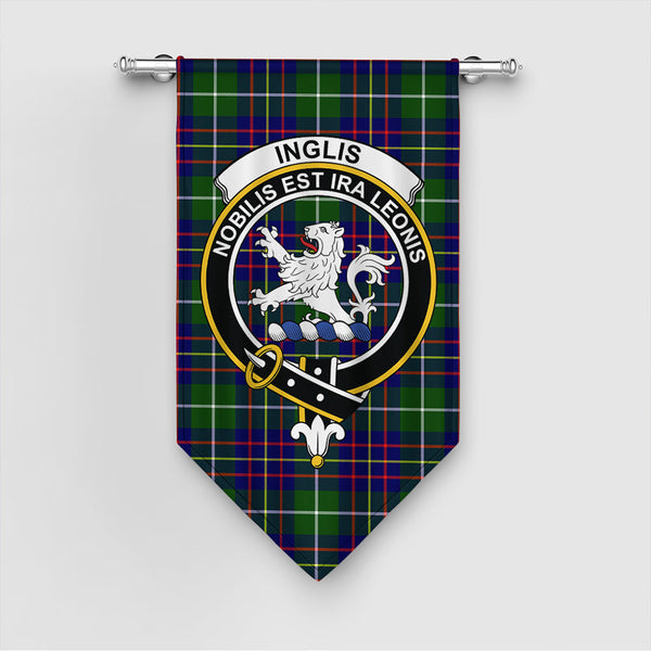 Scottish Inglis Modern Clan Tartan Gonfalon Tartan Plaid