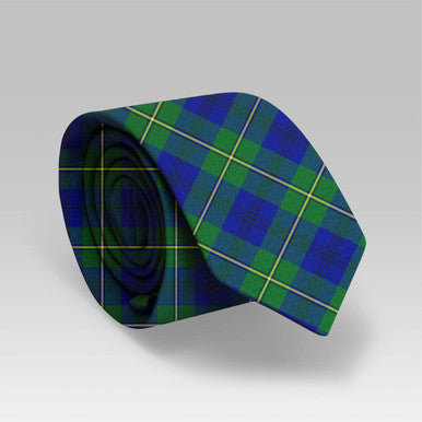 Scottish Johnston Modern Clan Tartan Necktie Tartan Plaid 2