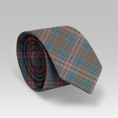 Scottish Kennedy Weathered Clan Tartan Necktie Tartan Plaid 2