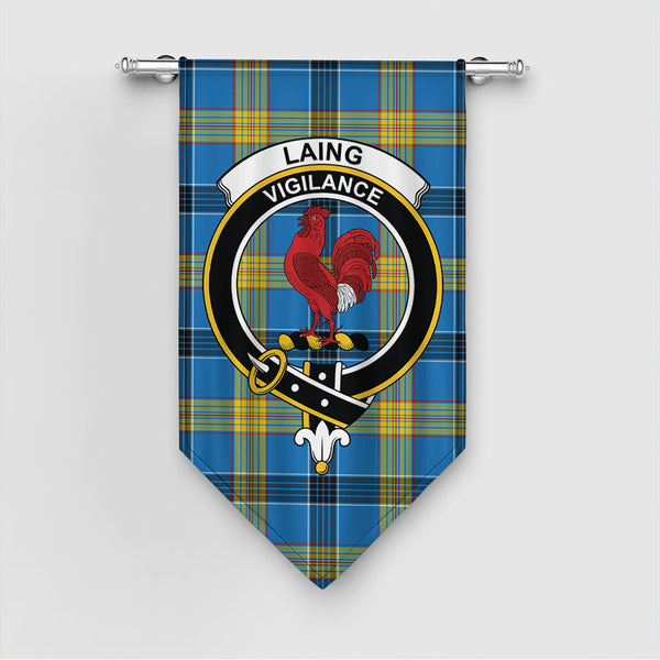 Scottish Laing Clan Tartan Gonfalon Tartan Plaid