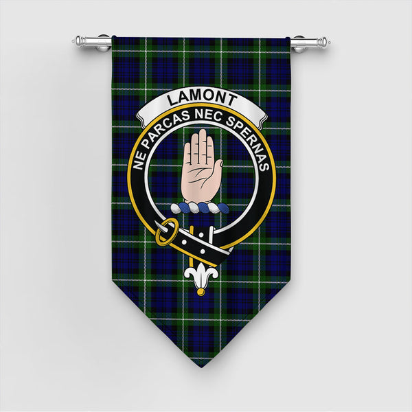 Scottish Lamont Modern Clan Tartan Gonfalon Tartan Plaid