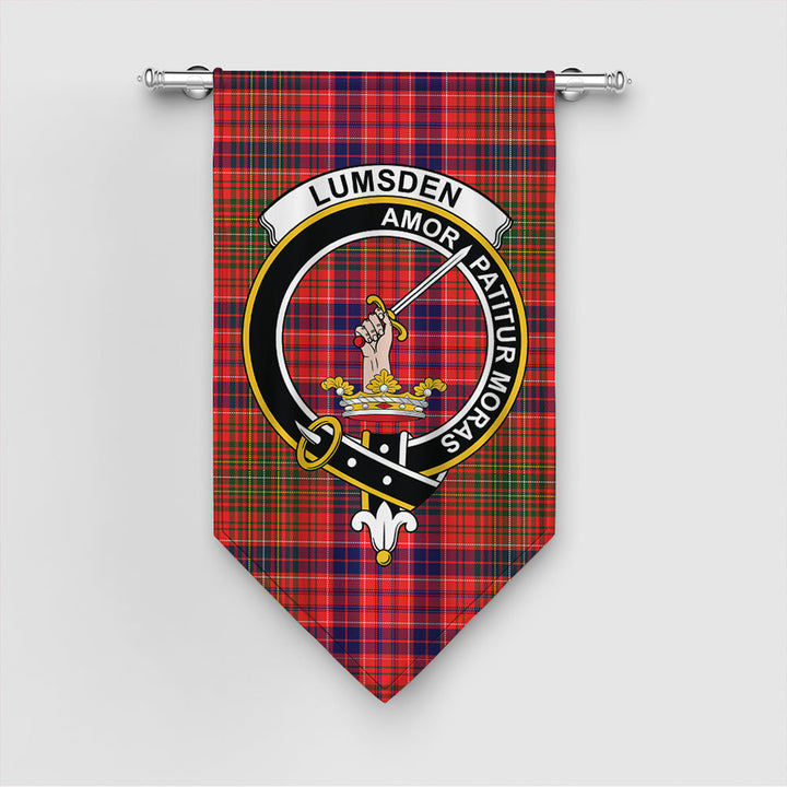 Scottish Lumsden Modern Clan Tartan Gonfalon Tartan Plaid
