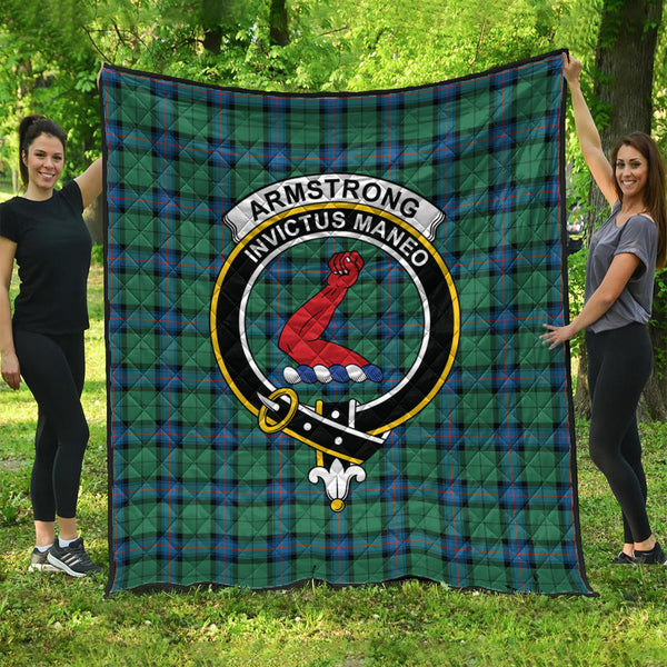 Scottish Armstrong Ancient Clan Crest Tartan Quilt Tartan Plaid 1
