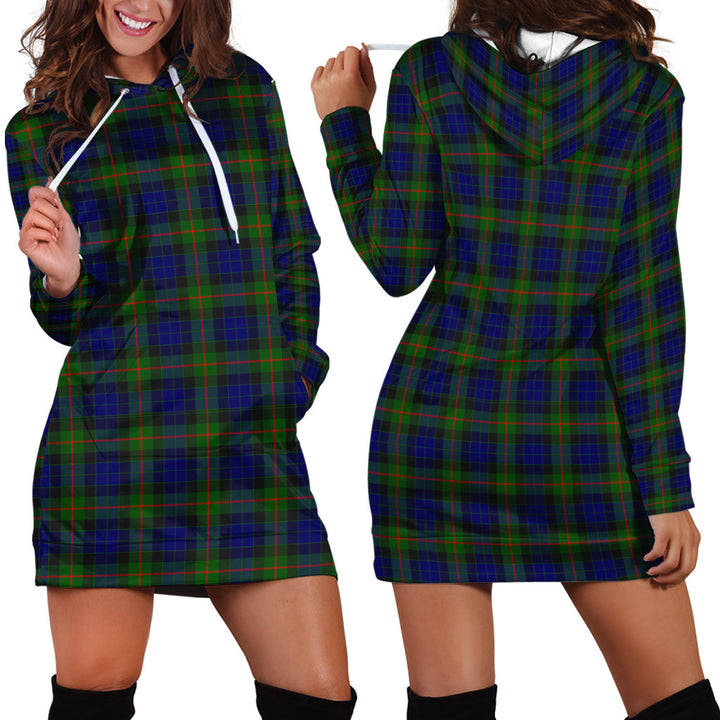 Scottish Gunn Modern Clan Tartan Hoodie Dress