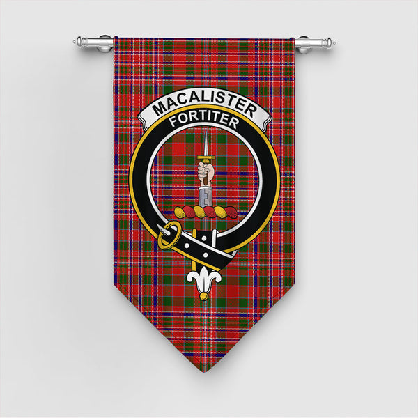 Scottish MacAlister Modern Clan Tartan Gonfalon Tartan Plaid