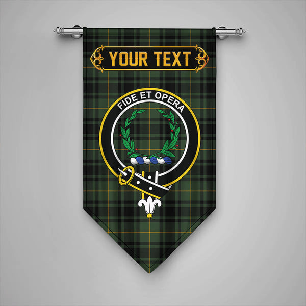 Scottish MacArthur Modern Clan Crest Tartan Gonfalon Custom Personalized Tartan Plaid