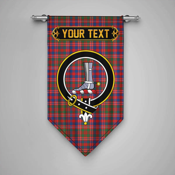 Scottish MacColl (MacCall) Modern Clan Crest Tartan Gonfalon Custom Personalized Tartan Plaid