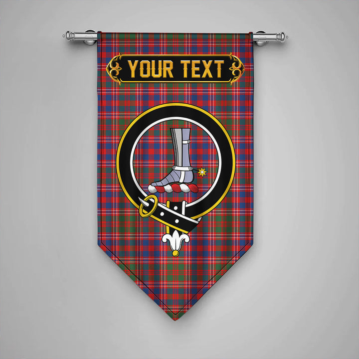 Scottish MacColl (MacCall) Modern Clan Crest Tartan Gonfalon Custom Personalized Tartan Plaid