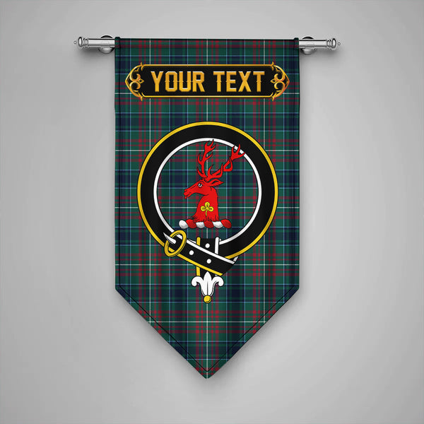 Scottish MacConnell Modern Clan Crest Tartan Gonfalon Custom Personalized Tartan Plaid