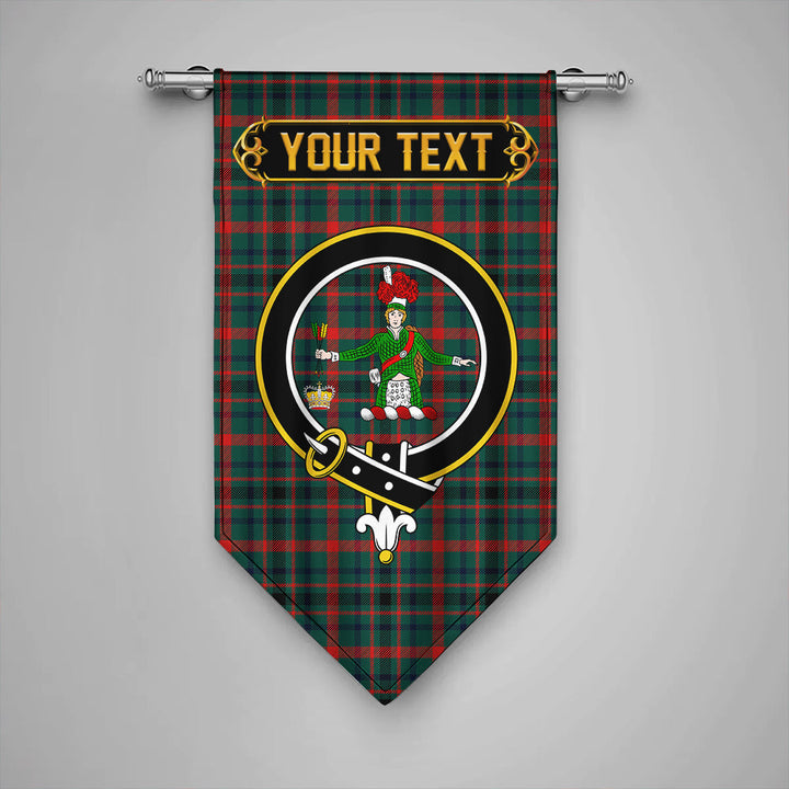 Scottish MacDonagh Modern Clan Crest Tartan Gonfalon Custom Personalized Tartan Plaid
