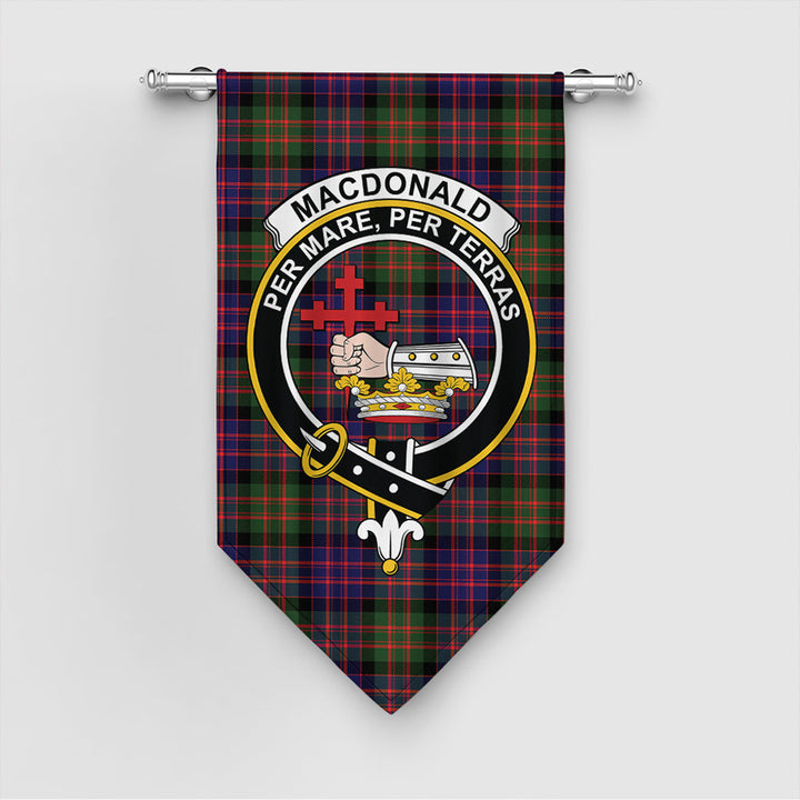 Scottish MacDonald Modern Clan Tartan Gonfalon Tartan Plaid