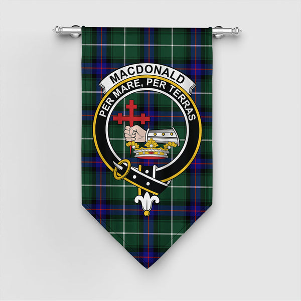 Scottish MacDonald of the Isles Hunting Modern Clan Tartan Gonfalon Tartan Plaid