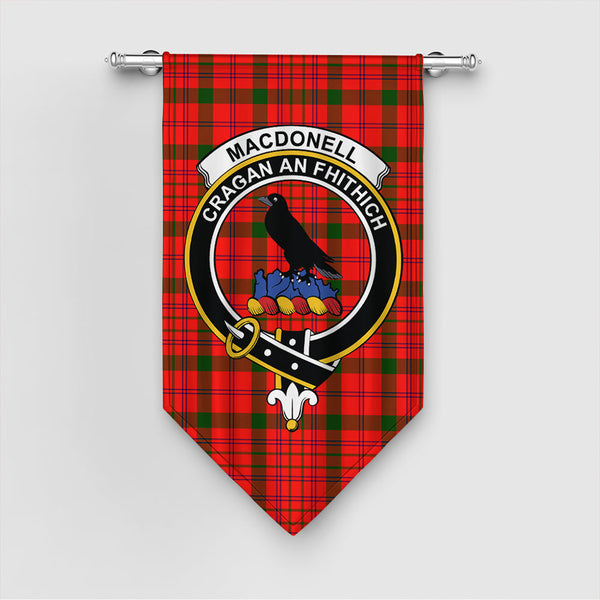 Scottish MacDonnell of Keppoch Modern Clan Tartan Gonfalon Tartan Plaid