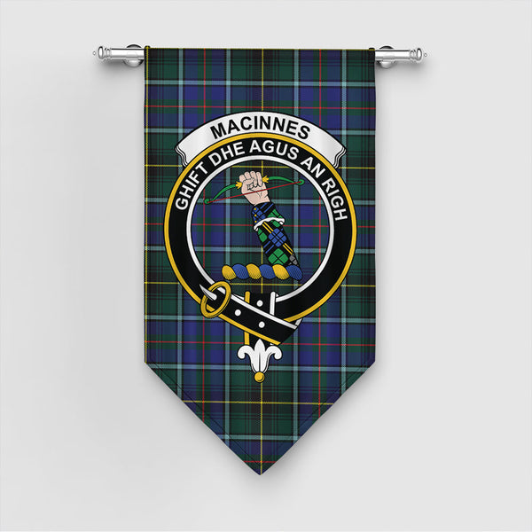 Scottish MacInnes Modern Clan Tartan Gonfalon Tartan Plaid