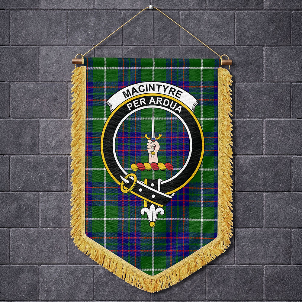 Macintire Scottish MacIntyre Hunting Modern Clan Badge Tartan Wall Hanging Banner ...