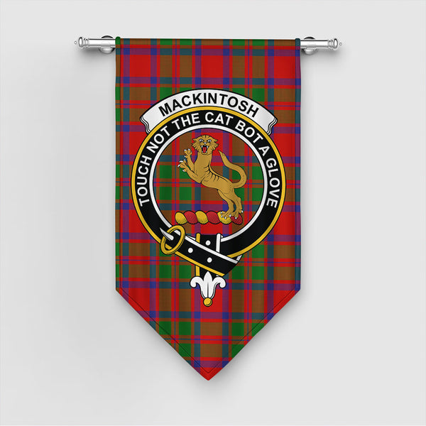 Scottish MacKintosh Modern Clan Tartan Gonfalon Tartan Plaid