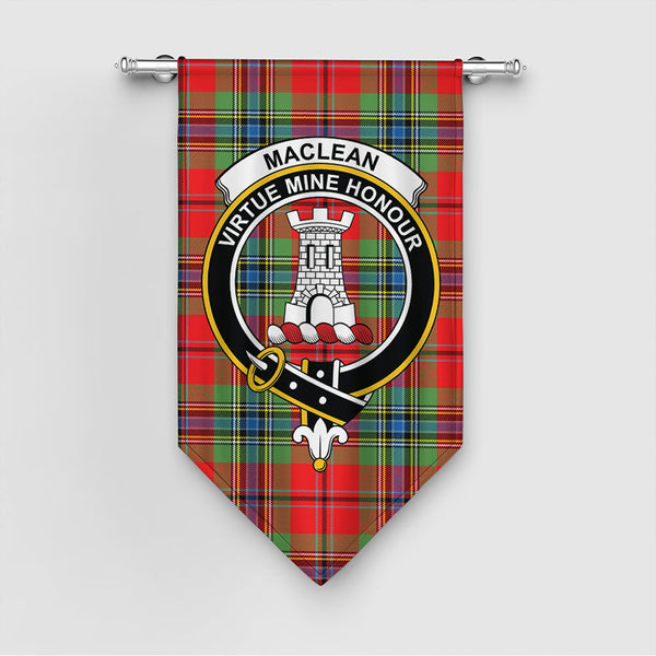 Scottish MacLean of Duart Modern Clan Tartan Gonfalon Tartan Plaid