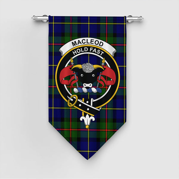 Scottish MacLeod of Harris Modern Clan Tartan Gonfalon Tartan Plaid