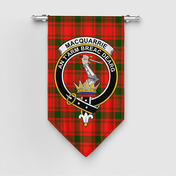Scottish MacQuarrie Modern Clan Tartan Gonfalon Tartan Plaid