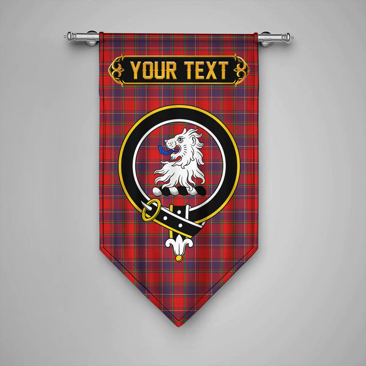 Scottish Mair Modern Clan Crest Tartan Gonfalon Custom Personalized Tartan Plaid