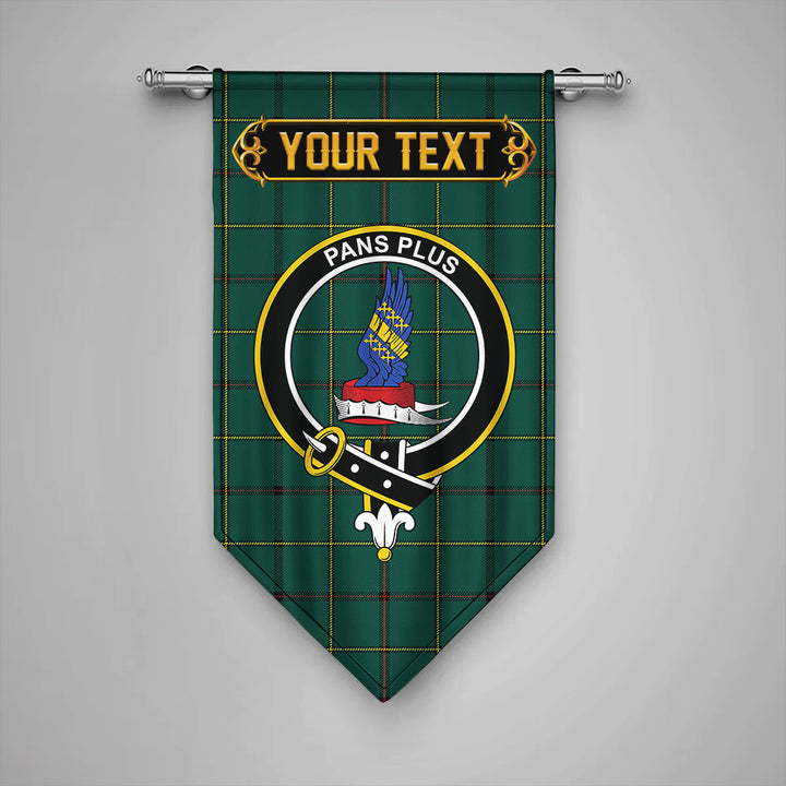 Scottish Marr Modern Clan Crest Tartan Gonfalon Custom Personalized Tartan Plaid