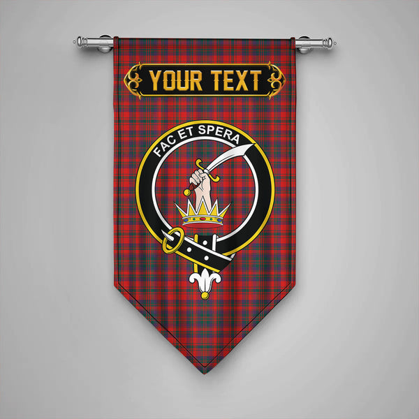 Scottish Matheson Modern Clan Crest Tartan Gonfalon Custom Personalized Tartan Plaid