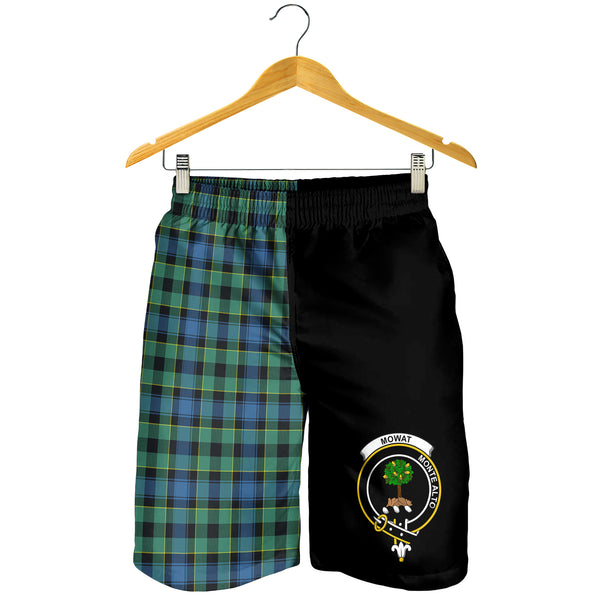 Scottish Mowat Clan Crest Tartan Men Shorts Half of Me