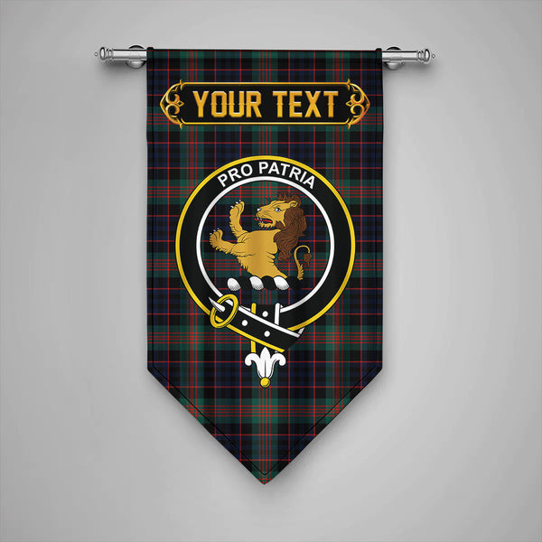 Scottish Newlands (Walker Newlands) Modern Clan Crest Tartan Gonfalon Custom Personalized Tartan Plaid