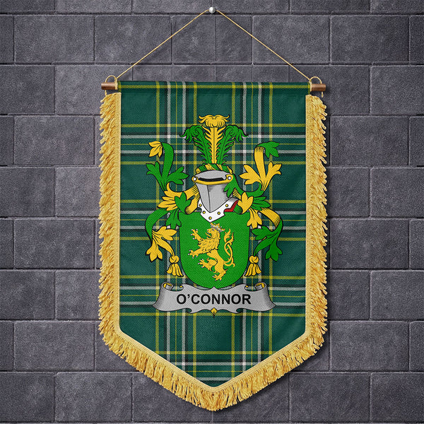 Irish Family Crest Wall Hanging Banners - Surnames Beginning With O ...