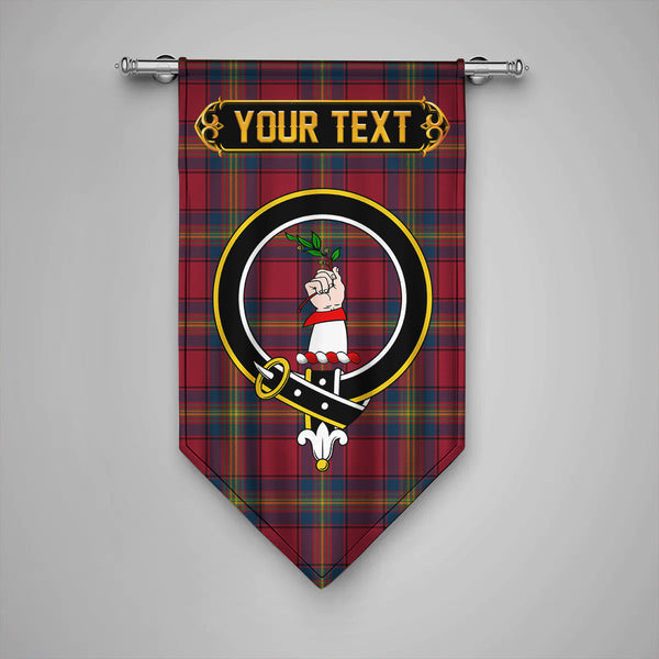 Scottish Oliver Modern Clan Crest Tartan Gonfalon Custom Personalized Tartan Plaid