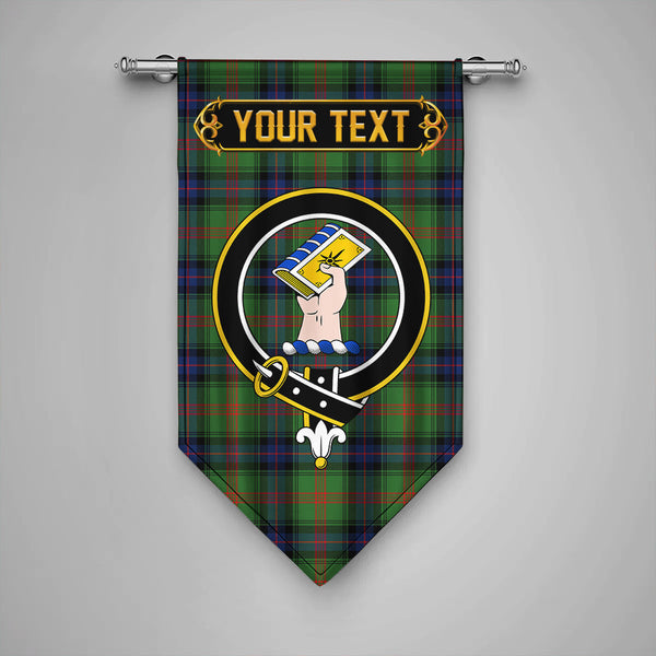 Scottish Park Modern Clan Crest Tartan Gonfalon Custom Personalized Tartan Plaid