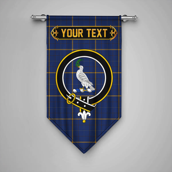 Scottish Pearson Modern Clan Crest Tartan Gonfalon Custom Personalized Tartan Plaid