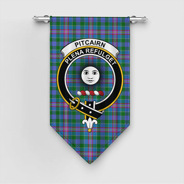 Scottish Pitcairn Hunting Clan Tartan Gonfalon Tartan Plaid