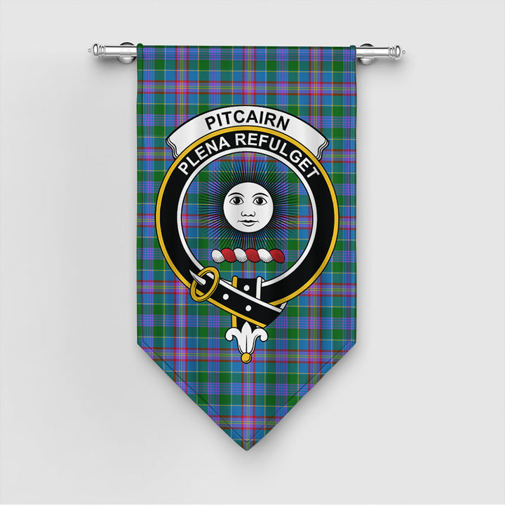 Scottish Pitcairn Hunting Clan Tartan Gonfalon Tartan Plaid