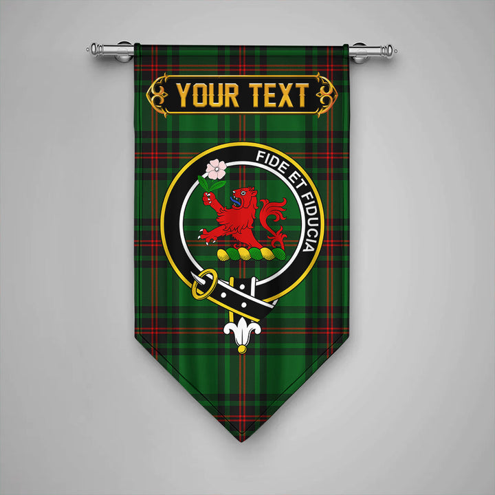 Scottish Primrose Clan Crest Tartan Gonfalon Custom Personalized Tartan Plaid